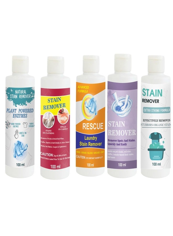 TOOVUS Stain Remover Combo Pack of Shirt, Red, Orange, Purple and Doll Stain Remover | Multi-Surface Cleaning Solution for Clothes, Fabrics, Upholstery (100 g Each) - Image 1